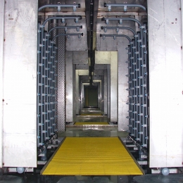 Inside Monorail Spray Washer