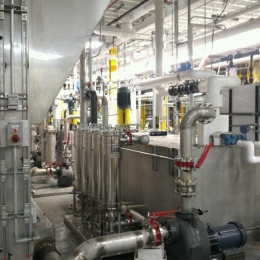 Tanks piped to Pretreatment Washer