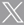 x logo